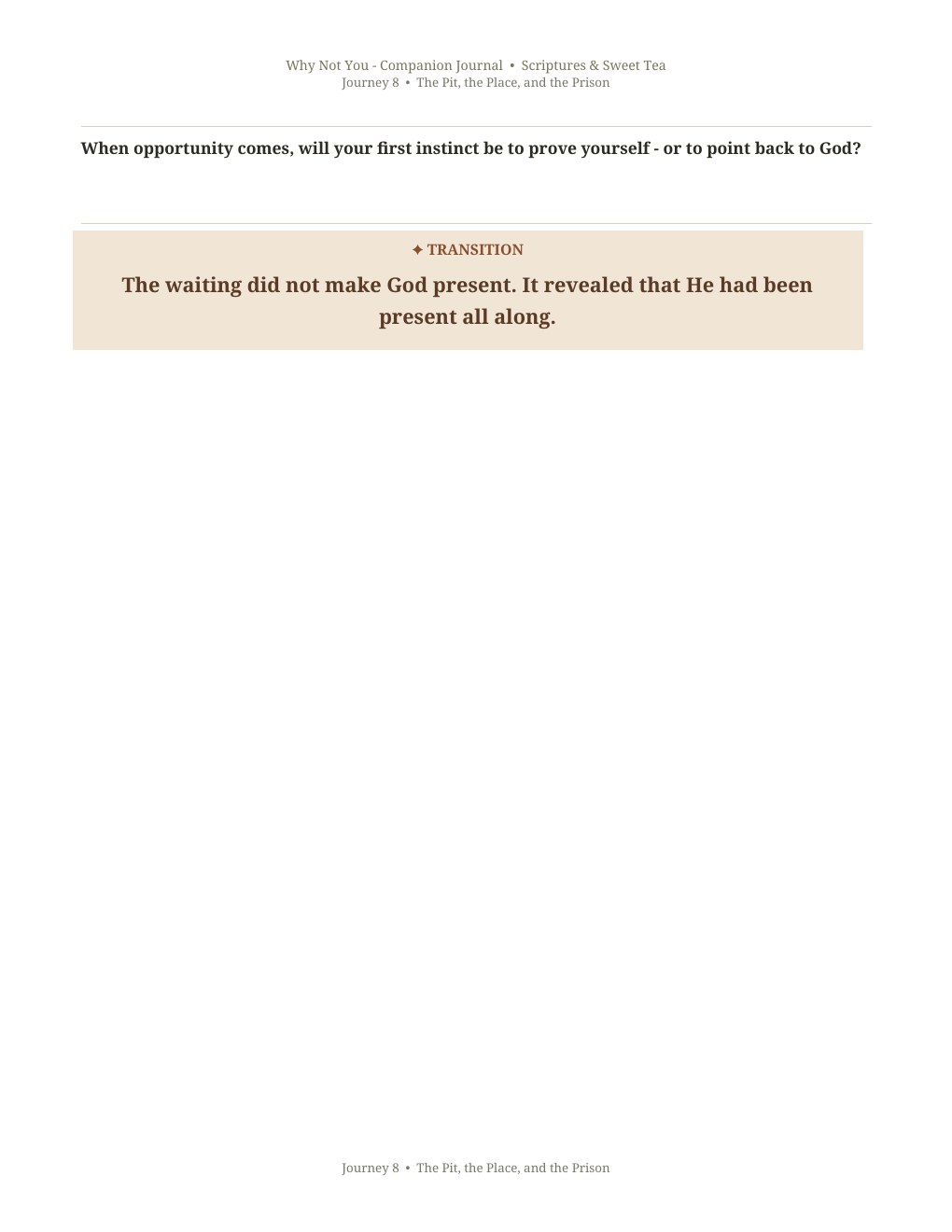 Journey 8: The Pit, the Place, and the Prison page 14