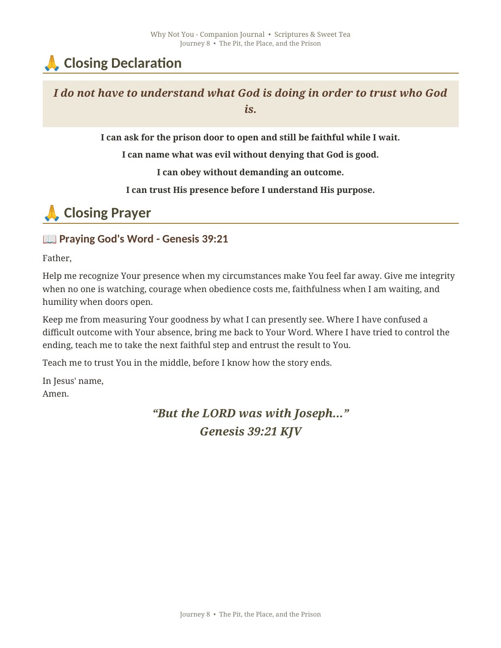 Journey 8: The Pit, the Place, and the Prison page 26